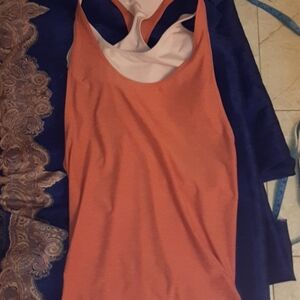 Under Armour athletic top with bra